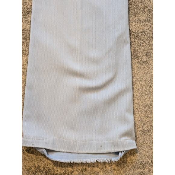 Vintage 1970s Baby Powder Blue Lee Pants 32x28 Distressed, Made In USA - Picture 11 of 16
